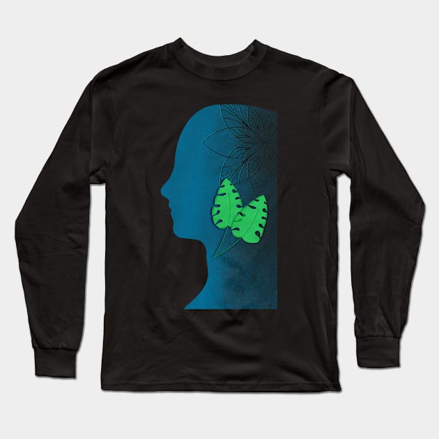 Mother nature Long Sleeve T-Shirt by Blaze Designs